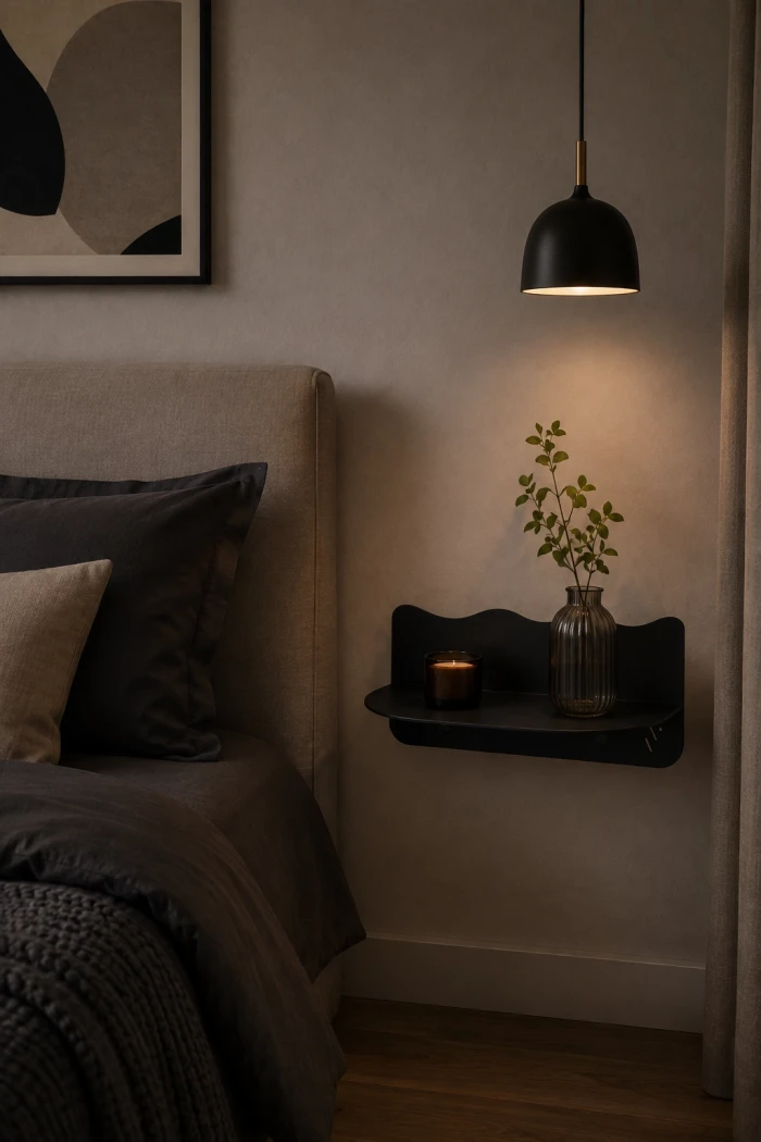 Haengender-Nachttisch-Flow-filigran---Metall-Wandnachttisch-fuers-Schlafzimmer