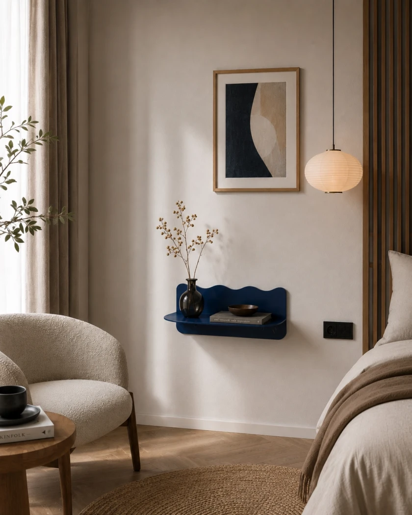 Haengender-Nachttisch-Flow-filigran---Metall-Wandnachttisch-fuers-Schlafzimmer