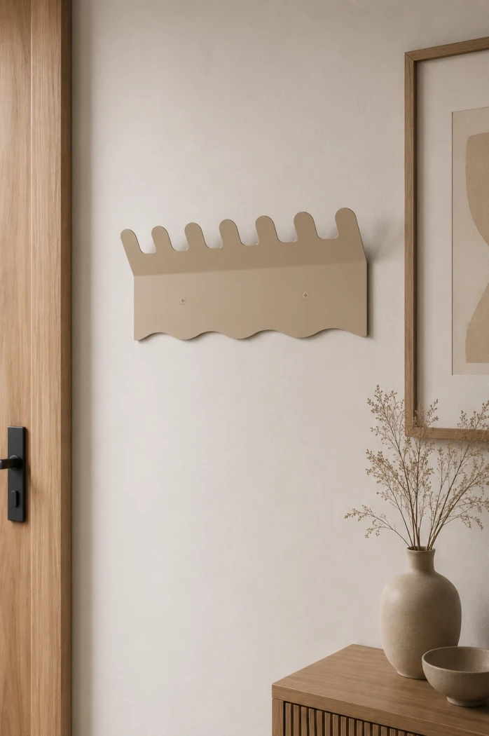 Wandgarderobe-fuer-den-Flur-Flow-Maxi---Kleider-Organizer-aus-Metall