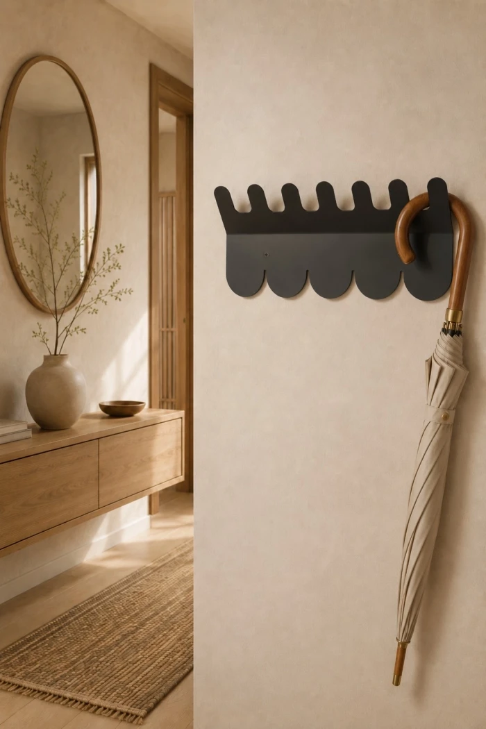 Wandgarderobe-fuer-den-Flur-Onda-Maxi---Kleider-Organizer-aus-Metall