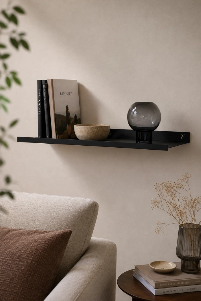 Metallregal-Vetta---Wandregal-mit-Abschlussleiste-fuers-Wohnzimmer