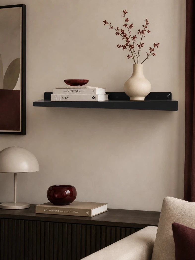 Metallregal-Elemento-rechts---Loft-Wandregal,-rechtsbuendig