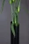 Metallvase-Silva-rund-Dm.-90-mm---Stahlvase-mit-Reagenzglas-32-mm