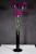 Metallvase-Silva-rund-Dm.-90-mm---Stahlvase-mit-Reagenzglas-32-mm