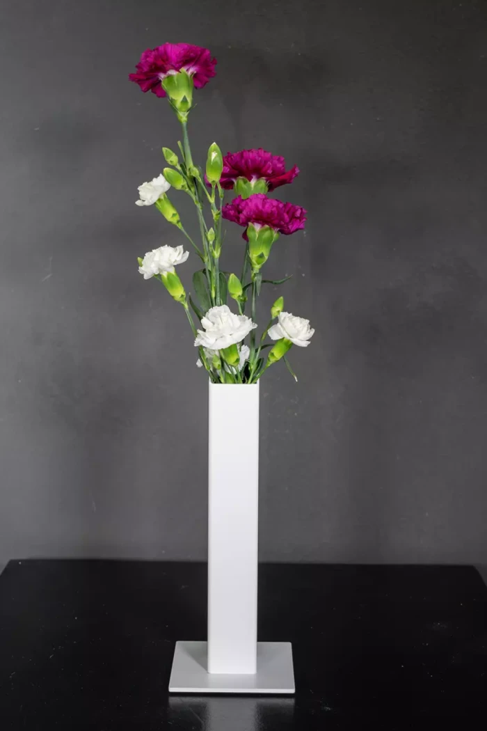 Metallvase-Terra-quadratisch-10x10-cm---Stahlvase-fuer-Trockenblumen