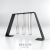 Metallvase-Elisa-Maxi-fuer-3-Reagenzglaeser---grosse-dekorative-Stahlvase