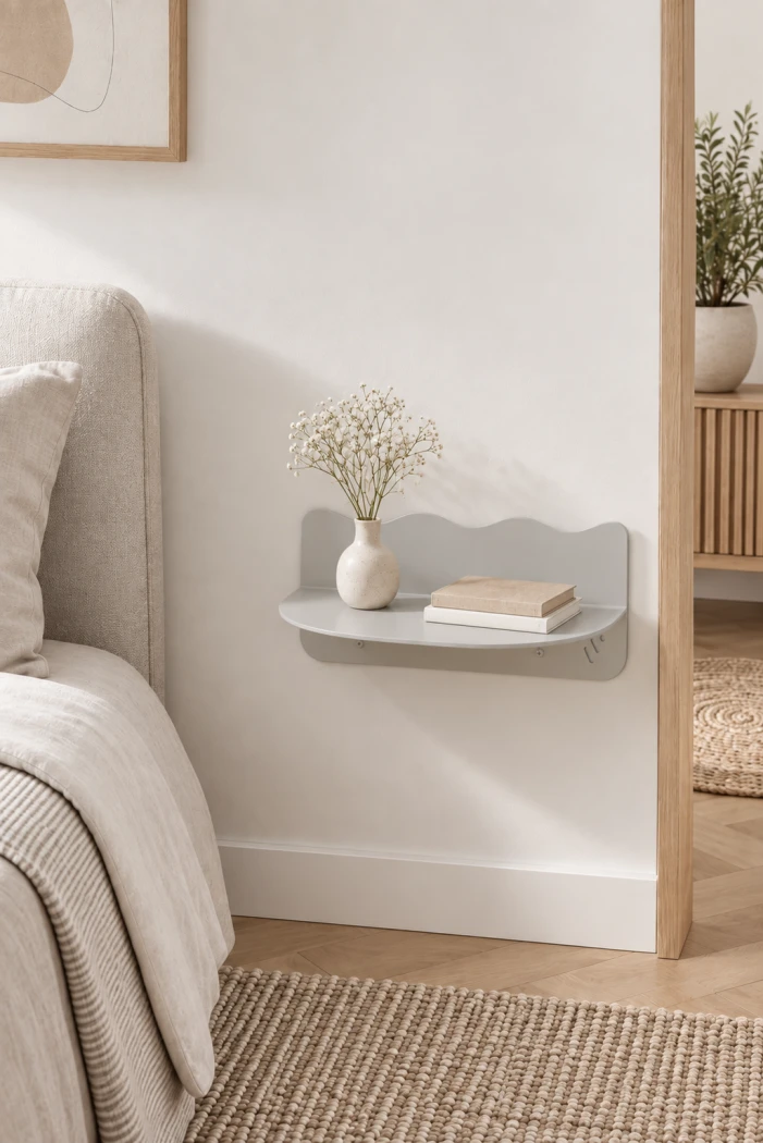 Haengender-Nachttisch-Flow-filigran---Metall-Wandnachttisch-fuers-Schlafzimmer