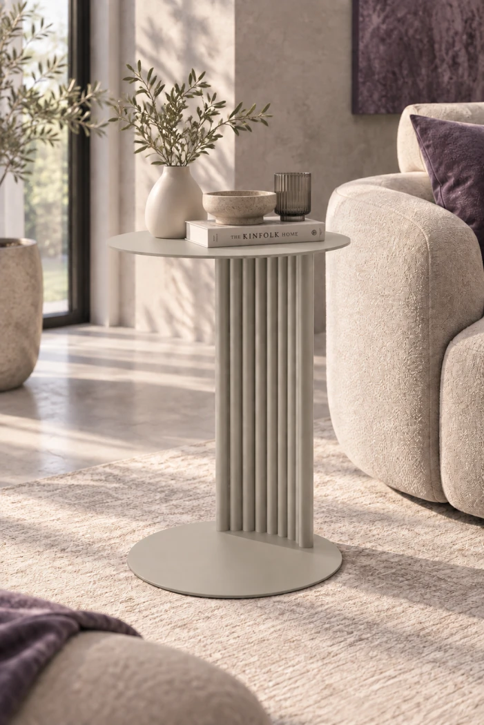 Ritmo Beistelltisch – runder Sofatisch