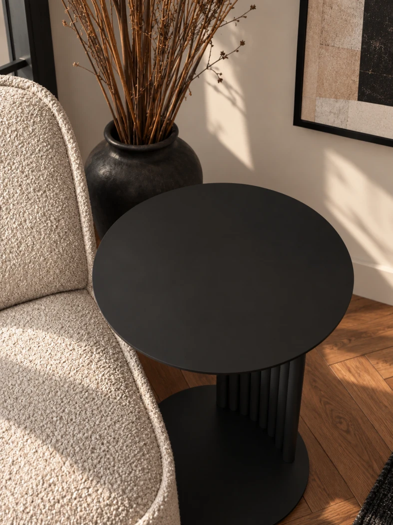 Ritmo Beistelltisch – runder Sofatisch