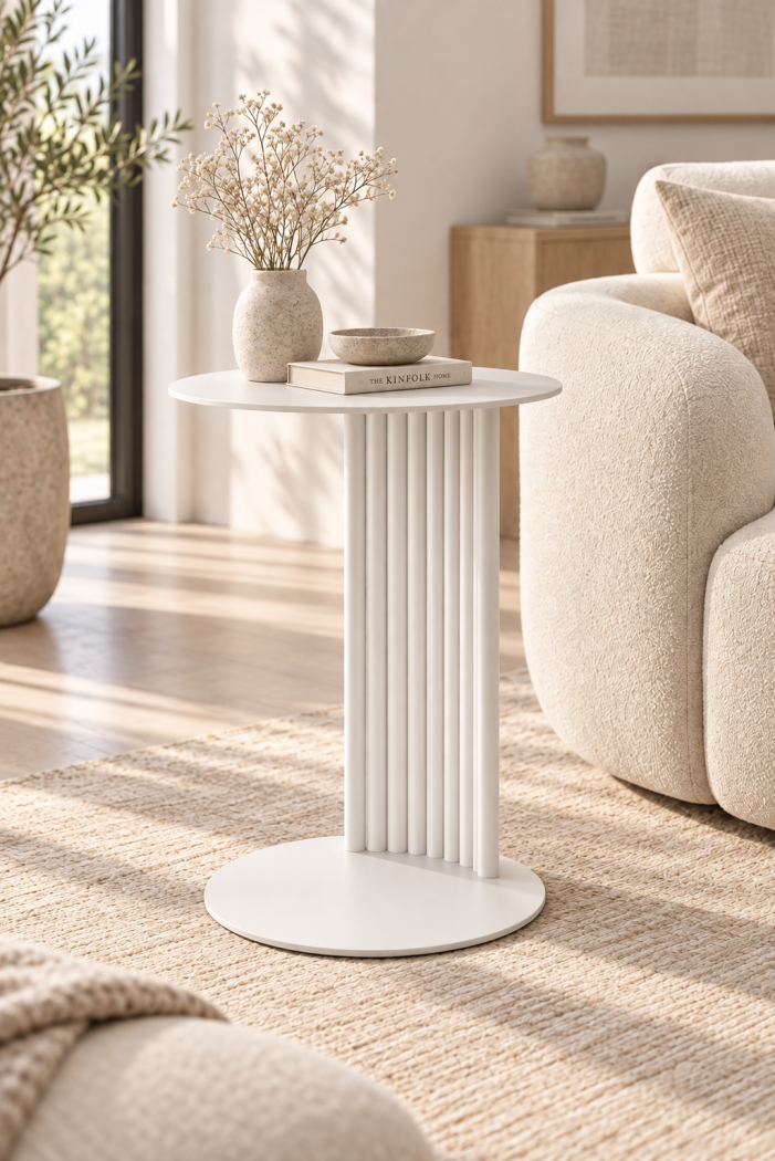 Ritmo Beistelltisch – runder Sofatisch