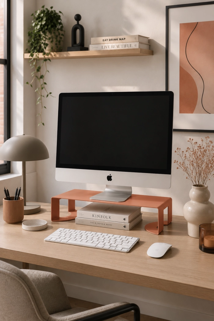 Elegancka podstawka pod monitor Structo