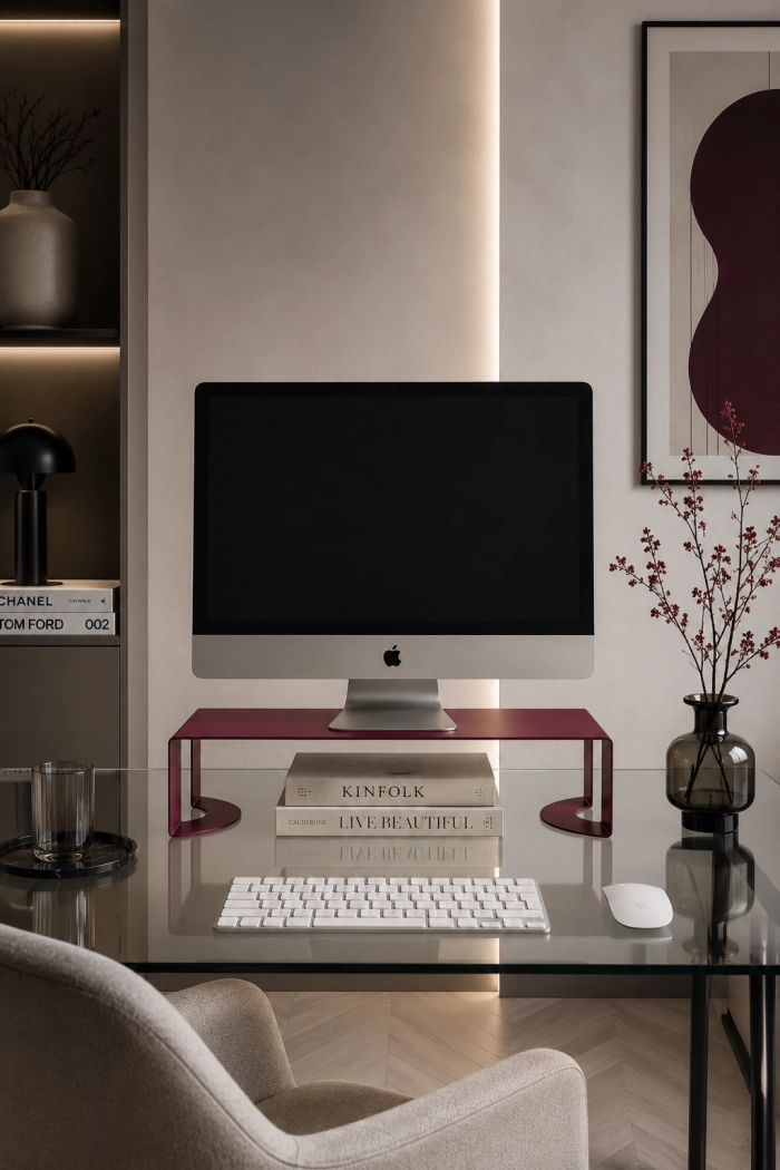 Elegancka podstawka pod monitor Structo